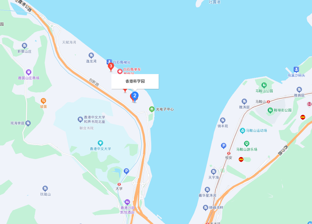 香港科学园地图