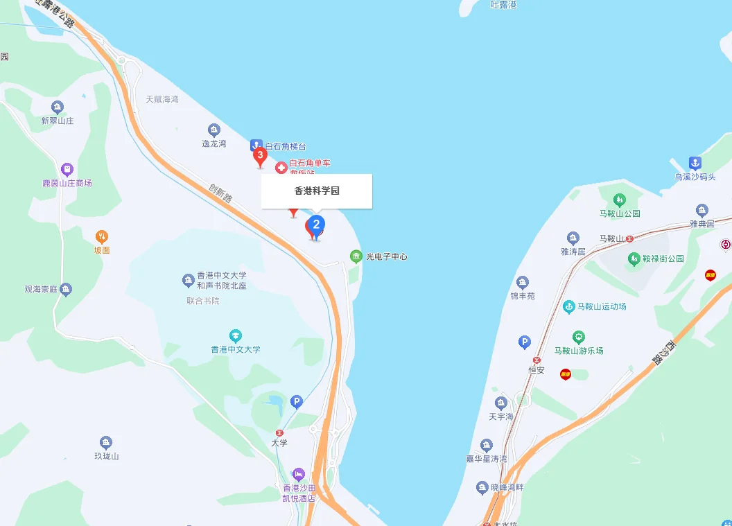 香港科学园地图