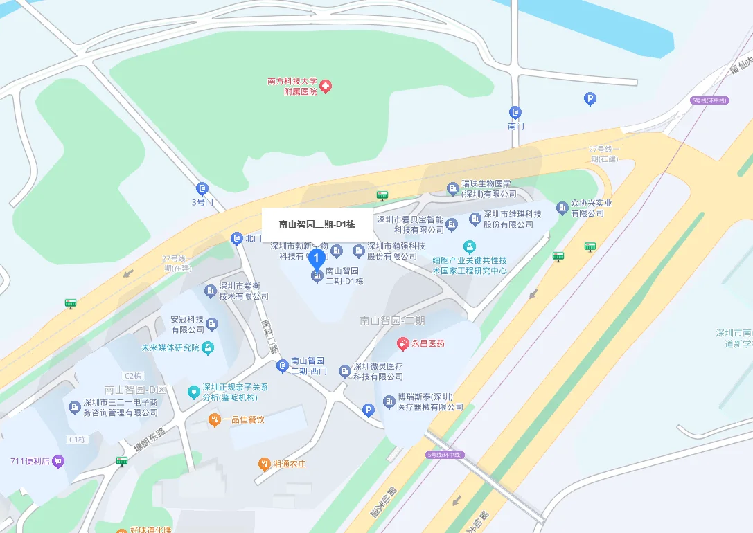 深圳南山智园地图